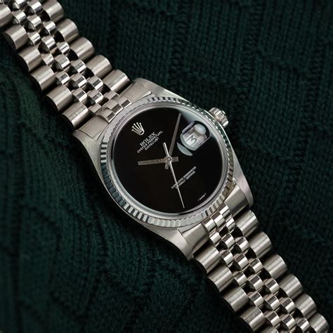 rolex datejust onyx